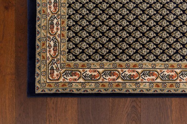 Covor Clasic Sufragerie, Model Kasmar 9595-234, Albastru 80 x 150, Dreptunghi