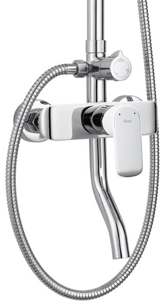 Set dus REA BLOOM WHITE CHROME