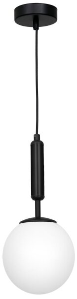 Lustră pe cablu SPIRA 1xE14/15W/230V negru