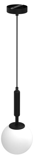 Lustră pe cablu SPIRA 1xE14/15W/230V negru