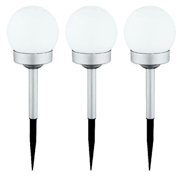 SET 3x corp de iluminat LED Globo 33770-3 SOLAR LED/0,06W/3V d. 10 cm IP44