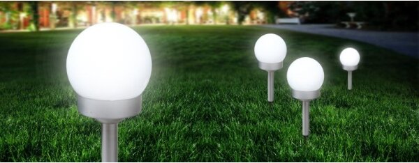 SET 3x corp de iluminat LED Globo 33770-3 SOLAR LED/0,06W/3V d. 10 cm IP44