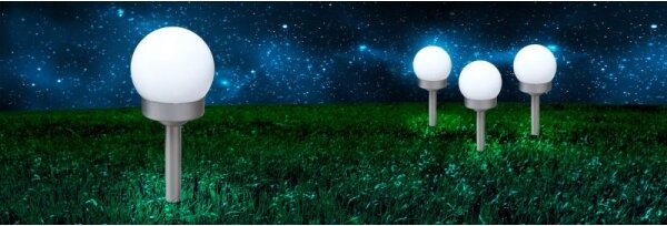 SET 3x corp de iluminat LED Globo 33770-3 SOLAR LED/0,06W/3V d. 10 cm IP44