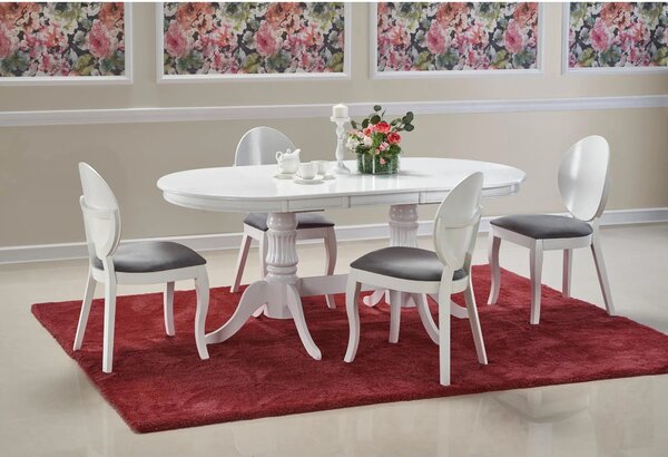 Masa alba vintage JOSEPH, 150/190x90x77 cm