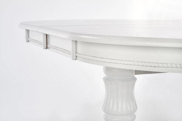 Masa alba vintage JOSEPH, 150/190x90x77 cm