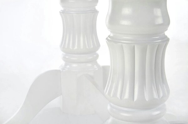 Masa alba vintage JOSEPH, 150/190x90x77 cm