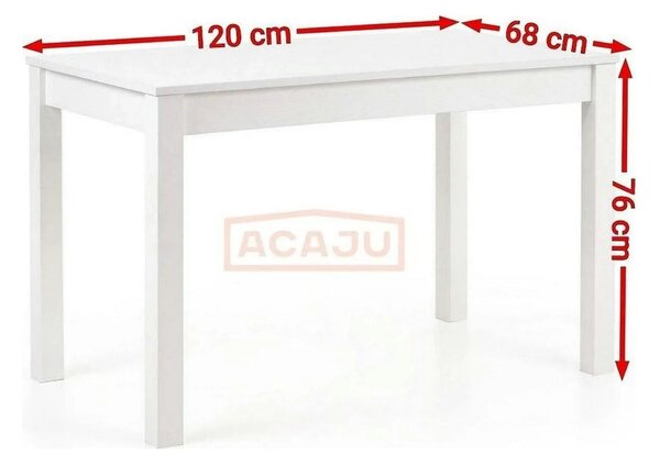 Masa KSAWERY, alb, PAL, 120x68x76 cm