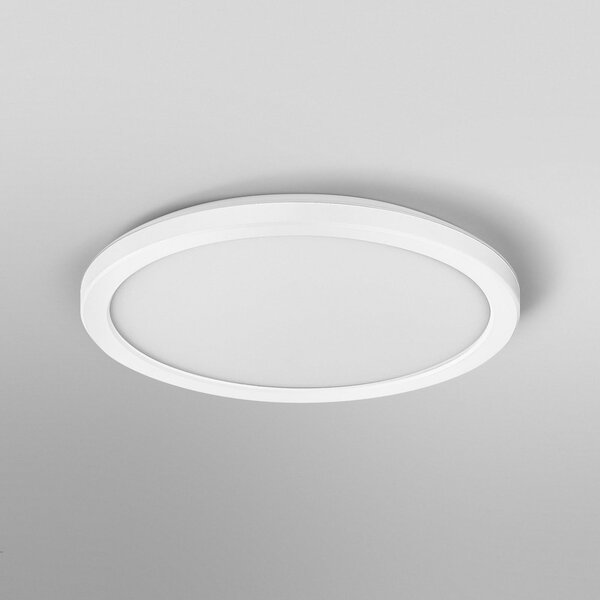 OSRAM Plafonieră LED ORBIS ULTRA SLIM, albă, Ø 24 cm, dimabil, reglabil, Alb, Camera de zi / sufragerie, Plastic, Modern