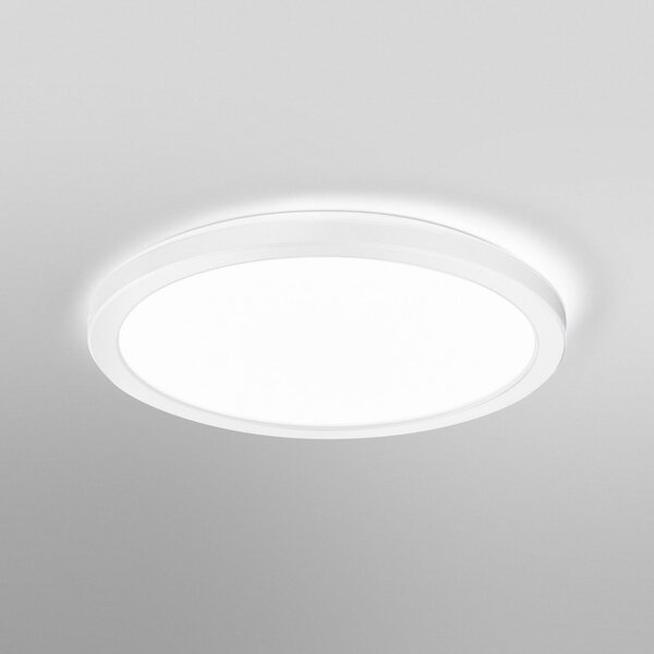 OSRAM Plafonieră LED ORBIS ULTRA SLIM, albă, Ø 24 cm, dimabil, reglabil, Alb, Camera de zi / sufragerie, Plastic, Modern