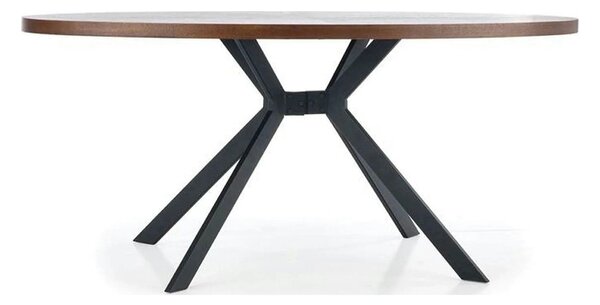 Masa LOCARNO, nuc/negru, 170x90x76 cm