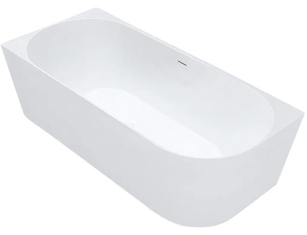 Rea Bellanto Slim, cadă acrilică de colț 1700x790x580 mm, stânga, albă, REA-W0131