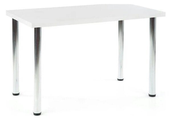 Masa MODEX, alb/crom, PAL/otel, 120x68x75 cm