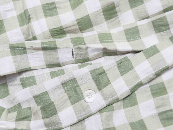 Lenjerie de pat din crep pentru patut Renforce GRENTIS verde Dimensiune lenjerie de pat: 45 x 65 cm | 90 x 140 cm