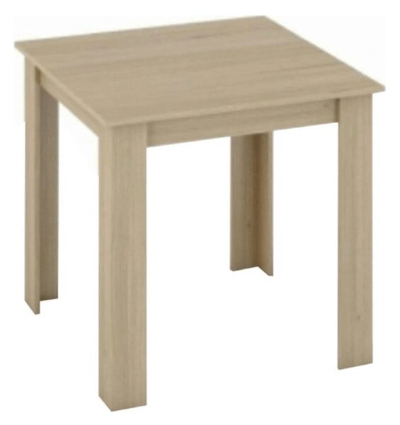 Masa KRAZ, stejar sonoma, DTD laminat, 80x80x75 cm
