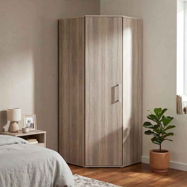 Dulap DUNAJ TIPUL15, stejar sonoma, DTD laminat, cu o usa, 79x79x191 c