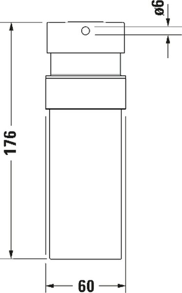 Duravit Starck T dozator săpun 200 ml crom 0099351000