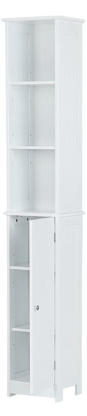Dulap ATENE TYPUL 1, alb, cu o usa, 30x24x172 cm