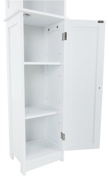 Dulap ATENE TYPUL 1, alb, cu o usa, 30x24x172 cm