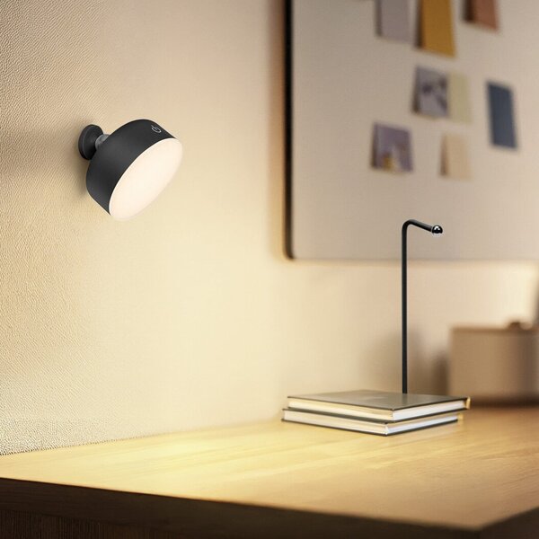OSRAM Lanterna cu baterie LED DECOR HELPER GADGET, negru, touchdim, reglabil, Negru, dormitor, Plastic, Modern