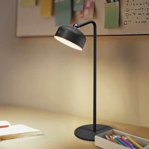 OSRAM Lanterna cu baterie LED DECOR HELPER GADGET, negru, touchdim, reglabil, Negru, dormitor, Plastic, Modern
