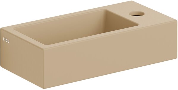 Clou Flush lavoar 36x18 cm dreptunghiular clasică-de blat maro/bej mat CL/03.34030