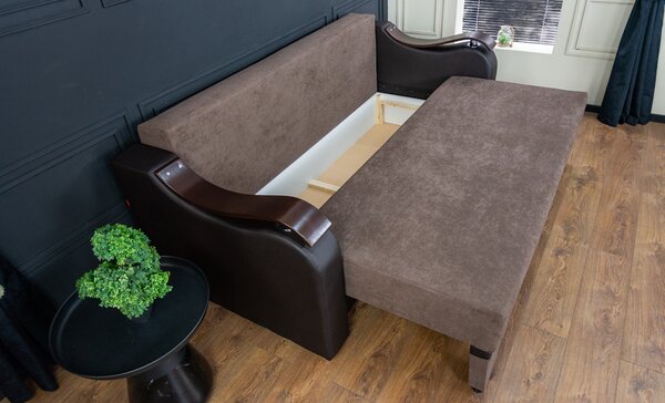 Canapea Extensibilă Sally Bonell Mini, Maro