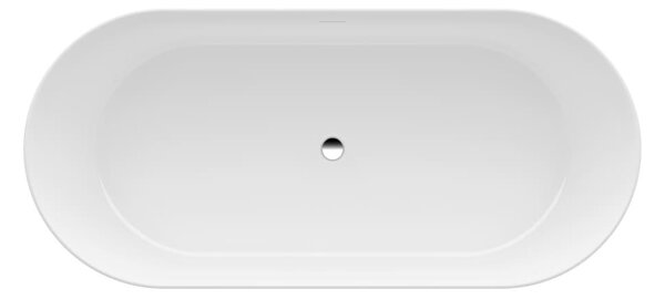 Laufen Pro cadă freestanding 165x75 cm ovală alb-negru H2399520640001