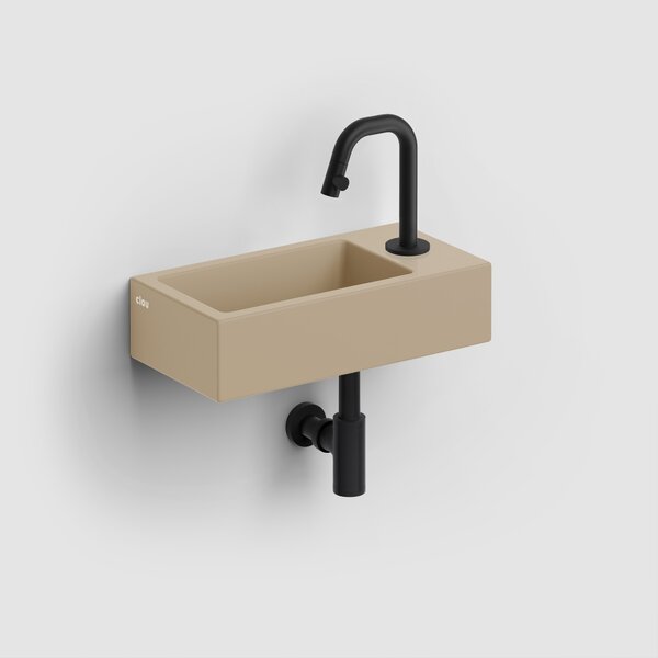 Clou Flush lavoar 36x18 cm dreptunghiular clasică-de blat maro/bej mat CL/03.34030