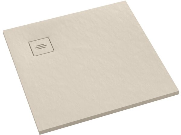 Schedline Protos Cashmere Stone cădiță de duș pătrată 90x90 cm bej 3SP.P1K-9090/PK/ST-M1/PK/ST