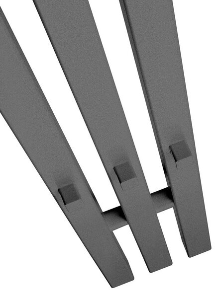 Oltens Stang (s) calorifer de baie decorativ 180x13 cm grafit 55024400