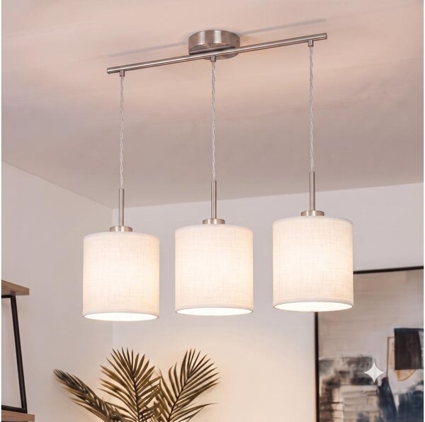 Brilagi - Lustra LED pe cablu NUBILA 3xE27/60W/230V albă