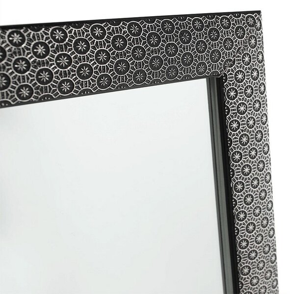 Oglinda LAVAL, negru, metal/lemn, 40x150 cm