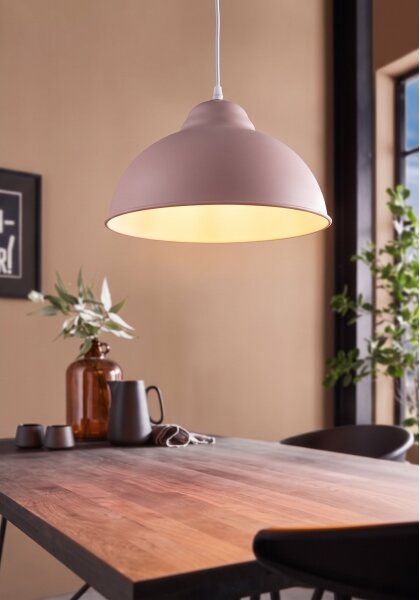Lustră pe cablu Eglo 54964 TRURO-P 1xE27/60W/230V roz