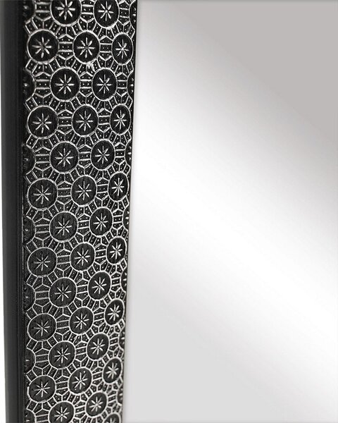 Oglinda LAVAL, negru, metal/lemn, 40x150 cm