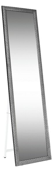 Oglinda LAVAL, negru, metal/lemn, 40x150 cm