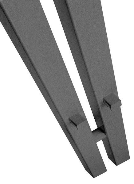Oltens Stang (s) calorifer de baie decorativ 180x8 cm grafit 55023400