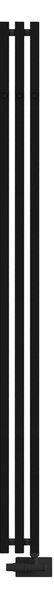 Oltens Stang (s) calorifer de baie decorativ 180x13 cm negru mat 55024300
