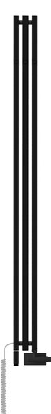 Oltens Stang (s) calorifer de baie decorativ 180x13 cm negru mat 55024300