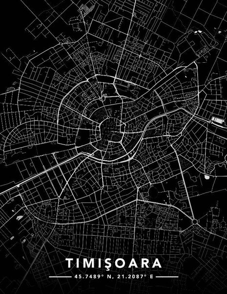 Hartă Timişoara · Street Map