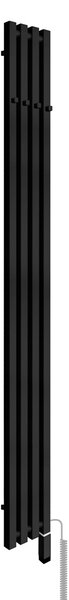 Oltens Stang (s) încălzitor electric 180x18 cm negru mat 55125300
