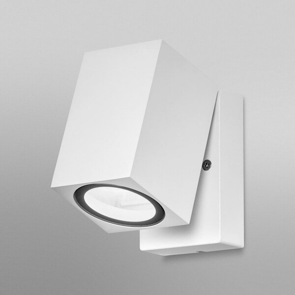 OSRAM Lampa de exterior ENDURA CLASSIC CUBE, metal alb IP44, reglabil, Alb, Aluminiu, Modern