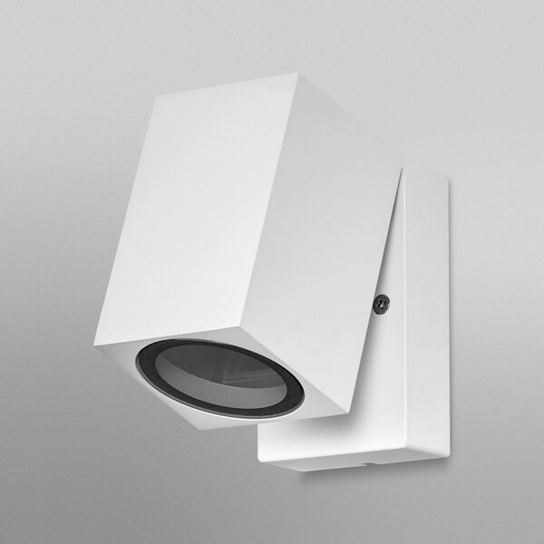 OSRAM Lampa de exterior ENDURA CLASSIC CUBE, metal alb IP44, reglabil, Alb, Aluminiu, Modern