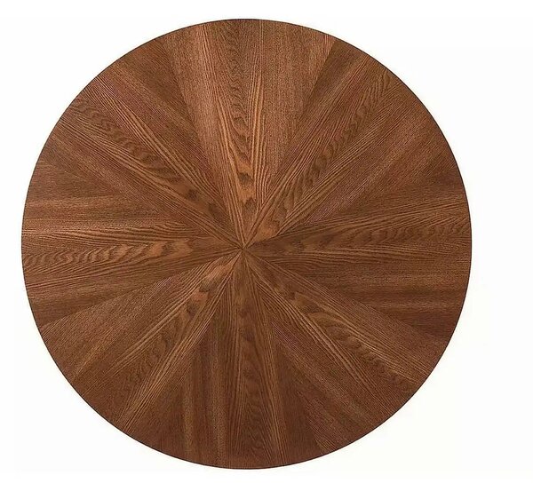 Masa AMADEO, stejar/negru mat, 100x76 cm