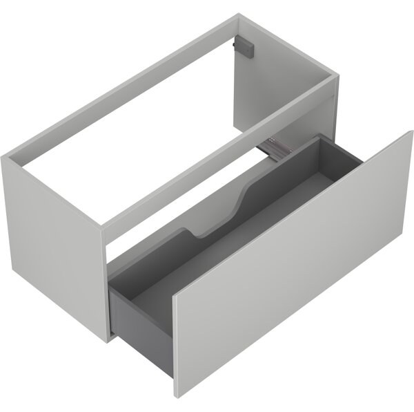 Mexen Orio, mobilier baie 100 cm, 1 sertar, gri mat, 91A10-10047-1-BF62