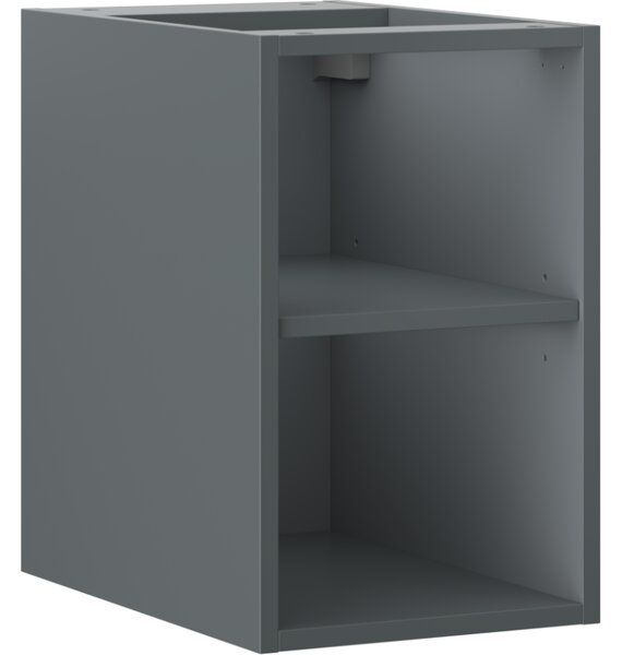 Mexen Box-A, dulap deschis cu raft 30 cm, grafit mat, 91AX2-0300-470-0-66