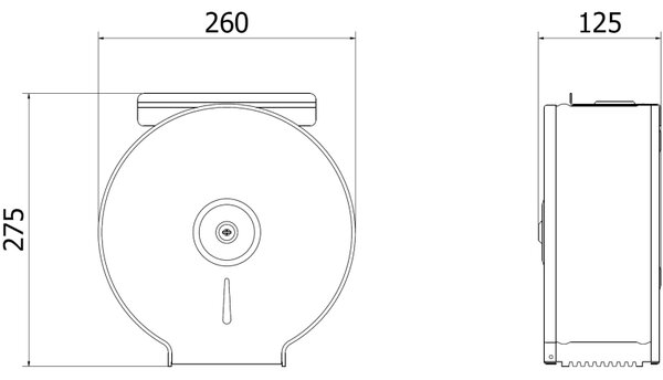 Mexen Spira-U+, suport hârtie igienică cu raft pentru telefon, oțel periat, 70K541-01