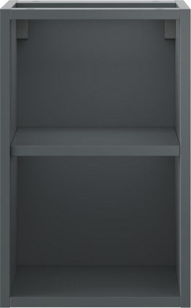 Mexen Box-A, dulap deschis cu raft 30 cm, grafit mat, 91AX2-0300-470-0-66