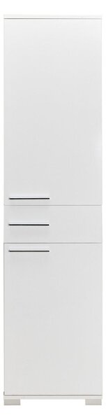 Dulap ADR-421-PP-1, alb, PAL melaminat, cu 2 usi si un sertar, 45x40x1