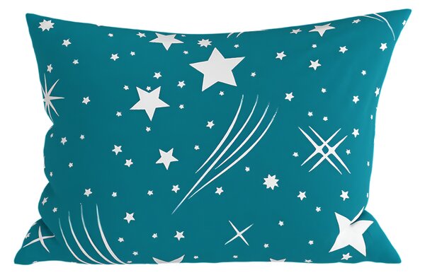 Fata de perna din policoton NIGHT SKY POLY 50x70 cm, turcoaz
