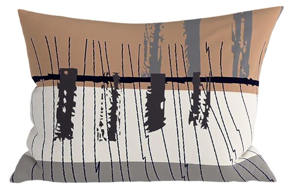 Fata de perna din policoton PINIA POLY 50x70 cm, gri